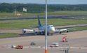 Lufthansa Airbus A 380 zu Besuch Flughafen Koeln Bonn P072